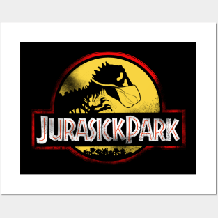Jurassick Park - grunge Posters and Art